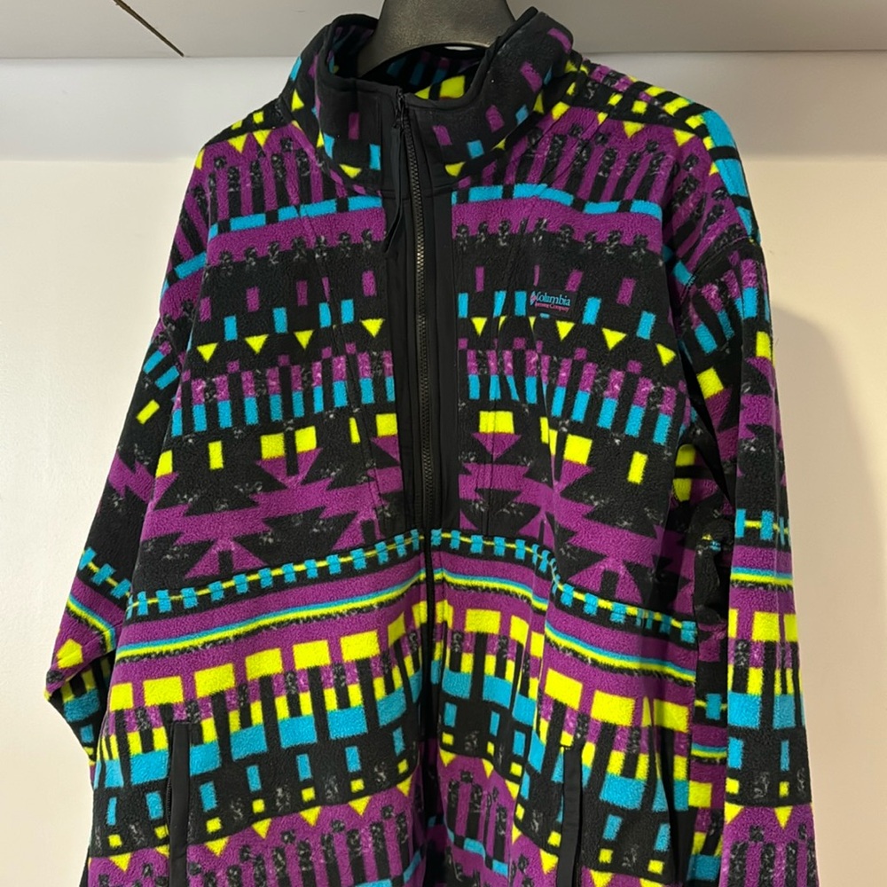 Columbia Zip up Fleece sweater XXL